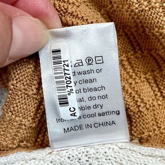 Edinburgh Color Block Long Sleeve Crew Neck Sweater XL - Picture 10 of 10